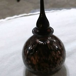 Beautiful blown glass perfume bottle